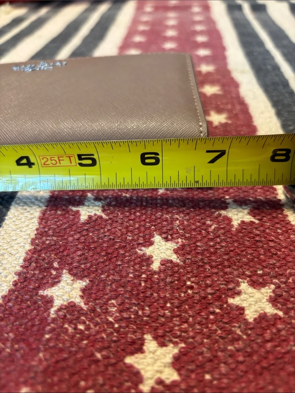 kate spade Light Taupe Saffiano Leather Continental Wallet